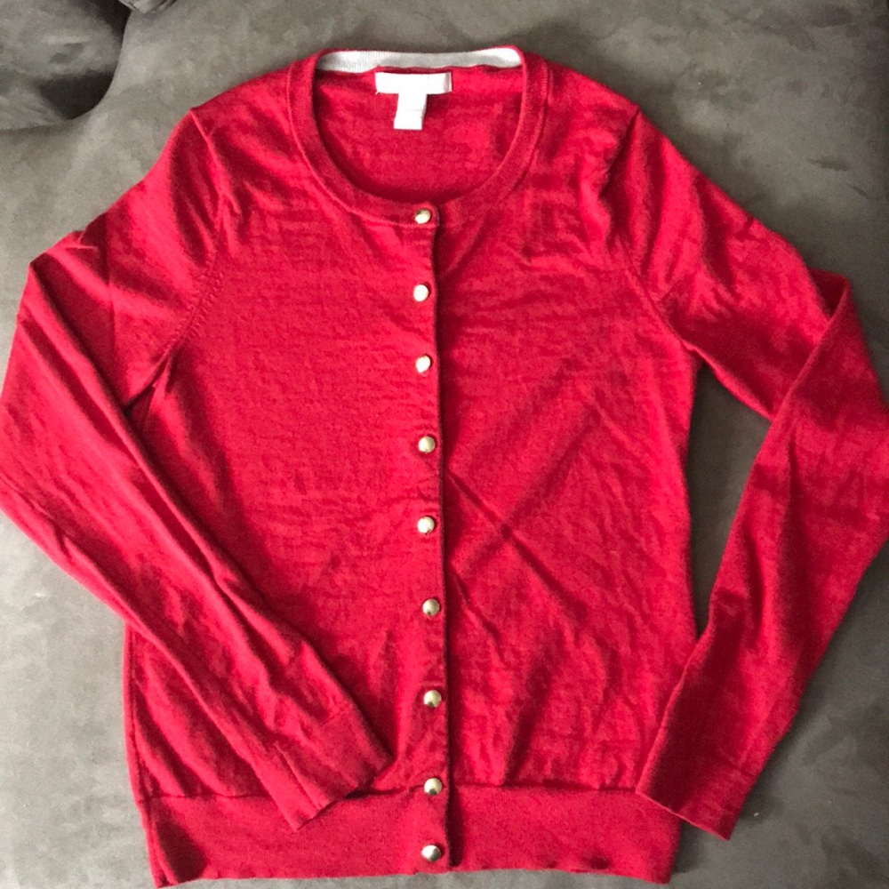Banana Republic Red Wool Sweater